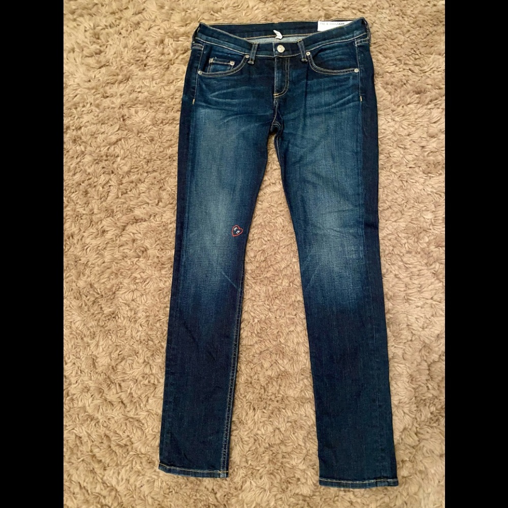 RAG & BONE JEAN Baker Wash Womens Jeans 26 worn 1x